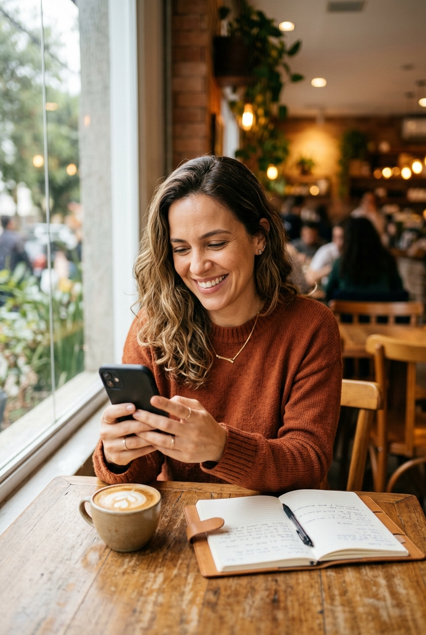 Empreendedora com tranquilidade na gestão contábil
